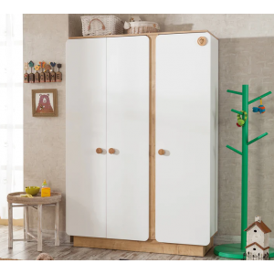 NATURA ΒΡΕΦΙΚΗ ΝΤΟΥΛΑΠΑ 3ΦΥΛΛΗ 136x56xH196 cm