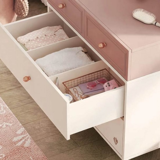 ELEGANCE ΠΑΙΔΙΚΗ ΣΥΡΤΑΡΙΕΡΑ ΜΕ 4 ΣΥΡΤΑΡΙΑ 80x44xH79cm