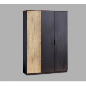 BLACK ΠΑΙΔΙΚΗ ΝΤΟΥΛΑΠΑ 3ΦΥΛΛΗ 137x53x197cm