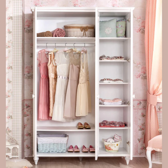 ROMANTICA ΠΑΙΔΙΚΗ ΝΤΟΥΛΑΠΑ 3ΦΥΛΛΗ 131x56xH200cm