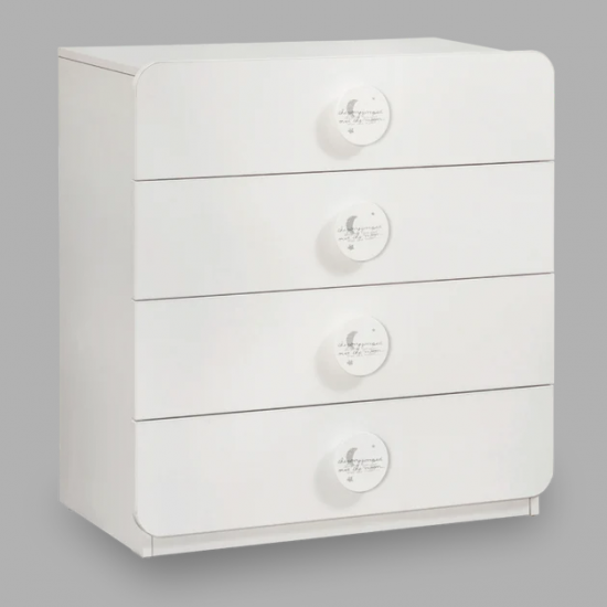 ΒΡΕΦΙΚΗ ΣΥΡΤΑΡΙΕΡΑ COTTON ΜΕ 4 ΣΥΡΤΑΡΙΑ 74x42xΗ82 cm