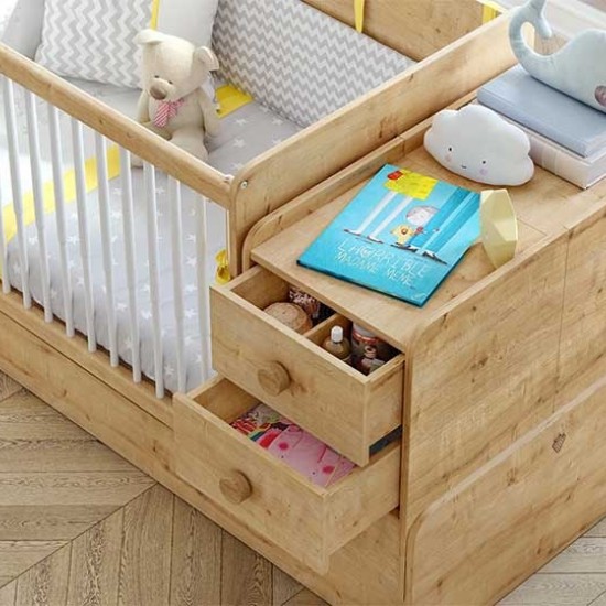 MOCHA ΒΡΕΦΙΚΗ ΚΟΥΝΙΑ ΜΕΓΑΛΗ 164x79x88 cm