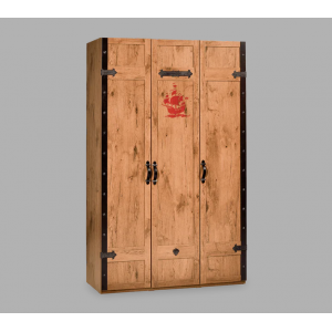 PIRATE ΠΑΙΔΙΚΗ ΝΤΟΥΛΑΠΑ 3ΦΥΛΛΗ 122x55xH203cm