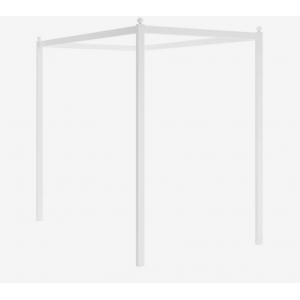 RUSTIC WHITE ΒΑΣΗ ΟΥΡΑΝΟΥ ΓΙΑ ΚΡΕΒΑΤΙ ΜΟΝΟ 106x209xH122cm