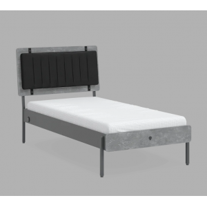 ΠΑΙΔΙΚΟ ΚΡΕΒΑΤΙ ΜΟΝΟ SPACE GRAY 214x136xH118cm