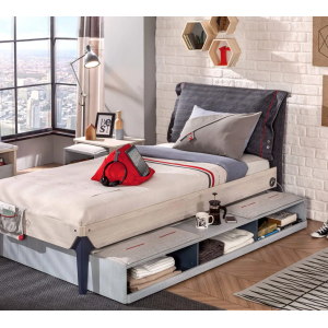 TRIO ΣΥΡΤΑΡΙ ΚΡΕΒΑΤΙΟΥ ΗΜΙΔΙΠΛΟ 123x194xH26cm