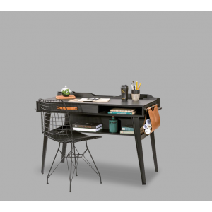 DARK METAL ΠΑΙΔΙΚΟ ΓΡΑΦΕΙΟ ΜΕ ΘΥΡΑ USB 114x62xH80cm