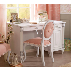 ROMANTIC ΠΑΙΔΙΚΟ ΓΡΑΦΕΙΟ ΜΕ 2 ΣΥΡΤΑΡΙΑ 117x62xH75cm