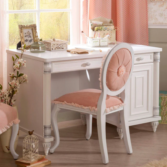 ROMANTIC ΠΑΙΔΙΚΟ ΓΡΑΦΕΙΟ ΜΕ 2 ΣΥΡΤΑΡΙΑ 117x62xH75cm