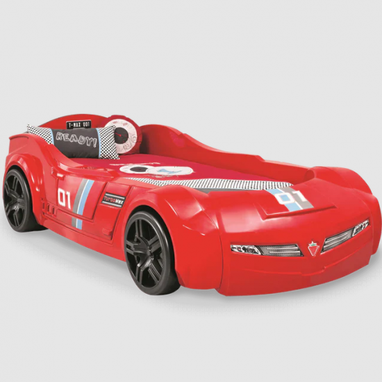CHAMPION RACER ΠΑΙΔΙΚΟ ΚΡΕΒΑΤΙ ΑΥΤΟΚΙΝΗΤΟ ΚΟΚΚΙΝΟ 126x225xH66 cm