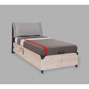 TRIO 1 ΠΑΙΔΙΚΟ ΚΡΕΒΑΤΙ ΜΟΝΟ ΜΕ ΑΠΟΘΗΚΕΥΤΙΚΟ ΧΩΡΟ 217x109xΗ107cm