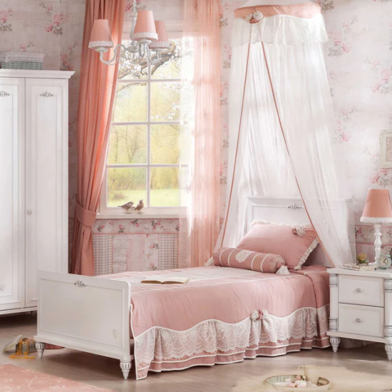 ΠΑΙΔΙΚΟ ΚΡΕΒΑΤΙ ROMANTICA ΜΟΝΟ 105x212x101cm