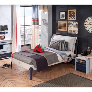 TRIO ΠΑΙΔΙΚΟ ΚΡΕΒΑΤΙ ΗΜΙΔΙΠΛΟ 129x214xH102cm