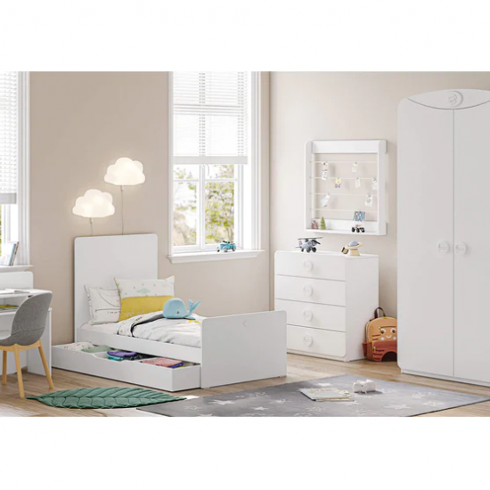 SL COTTON ΒΡΕΦΙΚΗ ΚΟΥΝΙΑ 2 ΣΕ 1 145x79xHX95CM