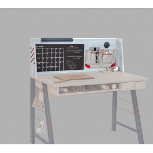 TRIO ΠΑΙΔΙΚΟ ΓΡΑΦΕΙΟ ΜΕ ΠΛΑΤΗ 114x64xH116cm