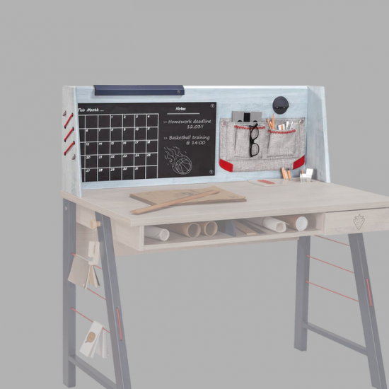 TRIO ΠΑΙΔΙΚΟ ΓΡΑΦΕΙΟ ΜΕ ΠΛΑΤΗ 114x64xH116cm