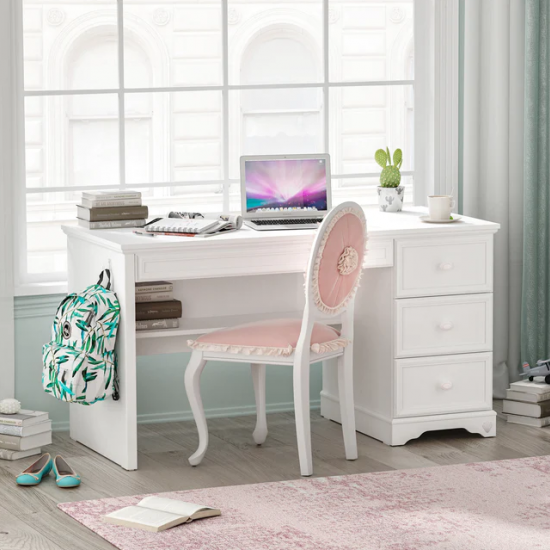 RUSTIC WHITE ΠΑΙΔΙΚΟ ΓΡΑΦΕΙΟ 138x62xH75 cm