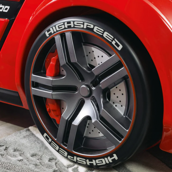 CHAMPION RACER ΠΑΙΔΙΚΟ ΚΡΕΒΑΤΙ ΑΥΤΟΚΙΝΗΤΟ ΚΟΚΚΙΝΟ REMOTE CONTROL 126x225xΗ66 cm