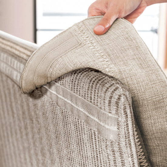 DUO ΠΑΙΔΙΚΟ ΚΡΕΒΑΤΙ ΜΟΝΟ ΜΕ ΥΦΑΣΜΑΤΙΝΗ ΠΛΑΤΗ 109x214xH102 cm