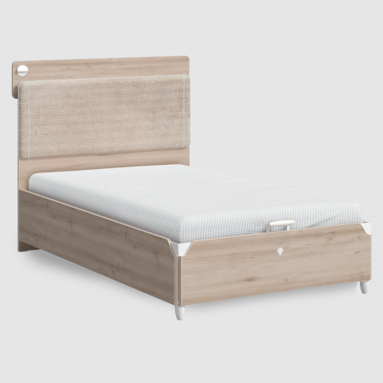 DUO ΠΑΙΔΙΚΟ ΚΡΕΒΑΤΙ ΗΜΙΔΙΠΛΟ ΜΕ ΑΠΟΘΗΚΕΥΤΙΚΟ ΧΩΡΟ 128x210xH119cm