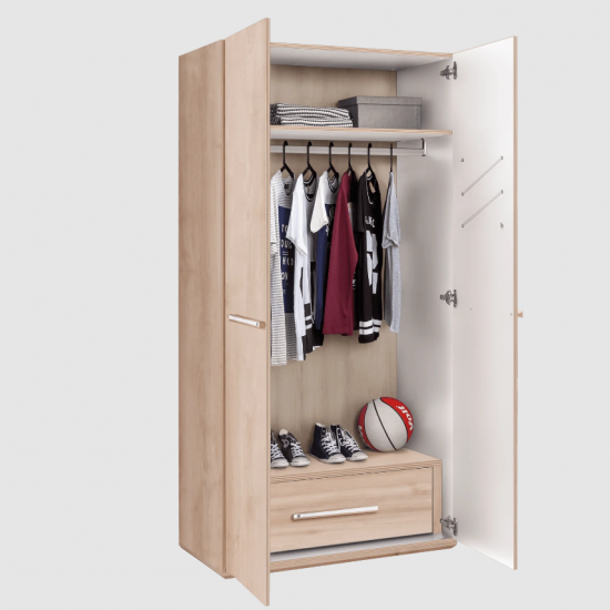 DUO ΠΑΙΔΙΚΗ ΝΤΟΥΛΑΠΑ 2ΦΥΛΛΗ 101x54xH203 cm