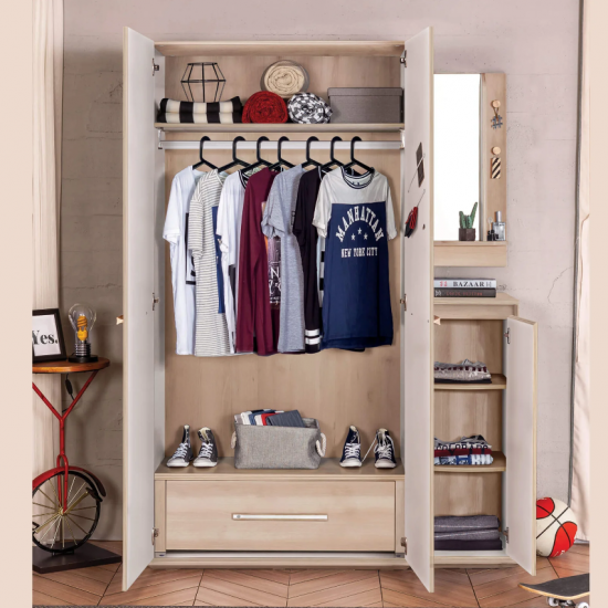 DUO ΠΑΙΔΙΚΗ ΝΤΟΥΛΑΠΑ 2ΦΥΛΛΗ 101x54xH203 cm