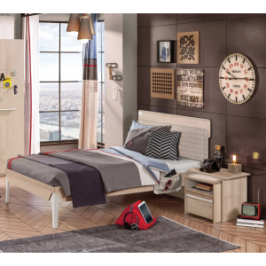 DUO ΠΑΙΔΙΚΟ ΚΡΕΒΑΤΙ ΗΜΙΔΙΠΛΟ 128x209xH116 cm