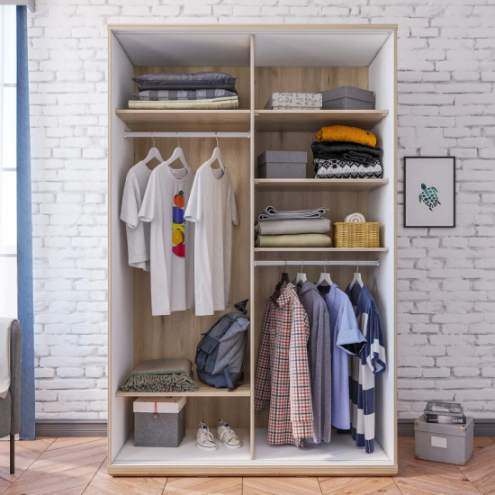 DUO ΠΑΙΔΙΚΗ ΝΤΟΥΛΑΠΑ 2ΦΥΛΛΗ ΣΥΡΟΜΕΝΗ 130x64xH203 cm