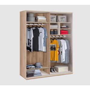 DUO ΠΑΙΔΙΚΗ ΝΤΟΥΛΑΠΑ 2 ΦΥΛΛΗ 185x64xH203 cm