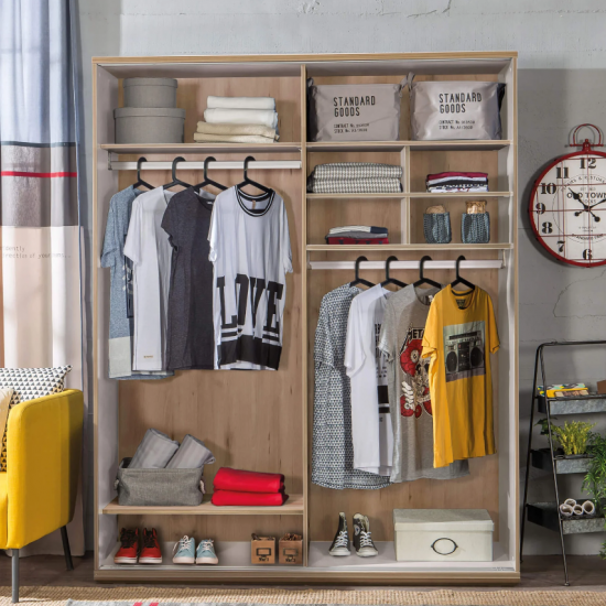 DUO ΠΑΙΔΙΚΗ ΝΤΟΥΛΑΠΑ 2 ΦΥΛΛΗ 185x64xH203 cm