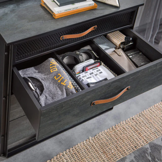 DARK METAL ΠΑΙΔΙΚΗ ΣΥΡΤΑΡΙΕΡΑ 4 ΣΥΡΤΑΡΙΑ 78x48xH88cm