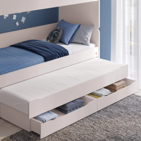 WHITE STUDIO ΣΥΡΤΑΡΙ ΚΡΕΒΑΤΙΟΥ ΜΟΝΟ 201x93xH38cm