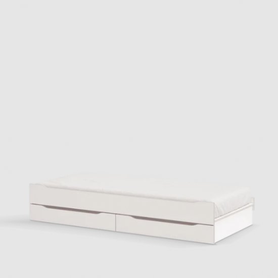 WHITE STUDIO ΣΥΡΤΑΡΙ ΚΡΕΒΑΤΙΟΥ ΜΟΝΟ 201x93xH38cm