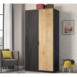 BLACK ΠΑΙΔΙΚΗ ΝΤΟΥΛΑΠΑ 2ΦΥΛΛΗ 106x61xH210cm