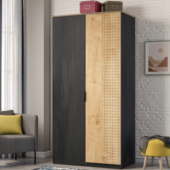 BLACK ΠΑΙΔΙΚΗ ΝΤΟΥΛΑΠΑ 2ΦΥΛΛΗ 106x61xH210cm