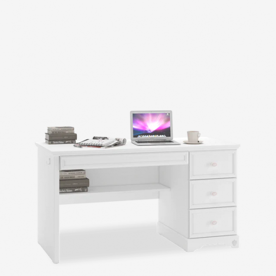 RUSTIC WHITE ΠΑΙΔΙΚΟ ΓΡΑΦΕΙΟ 138x62xH75 cm