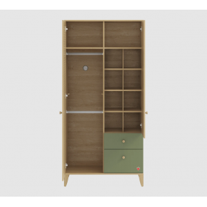 LOOF ΠΑΙΔΙΚΗ ΝΤΟΥΛΑΠΑ 2ΦΥΛΛΗ 95x53xH199cm