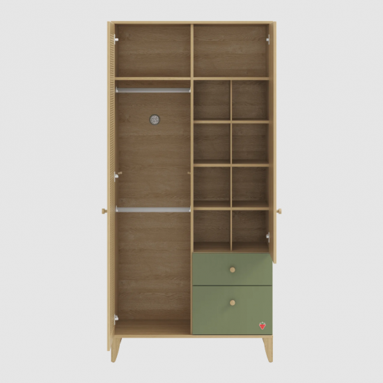 LOOF ΠΑΙΔΙΚΗ ΝΤΟΥΛΑΠΑ 2ΦΥΛΛΗ 95x53xH199cm