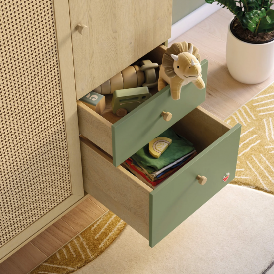 LOOF ΠΑΙΔΙΚΗ ΝΤΟΥΛΑΠΑ 3ΦΥΛΛΗ 138x53xH199cm