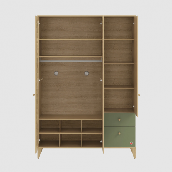 LOOF ΠΑΙΔΙΚΗ ΝΤΟΥΛΑΠΑ 3ΦΥΛΛΗ 138x53xH199cm