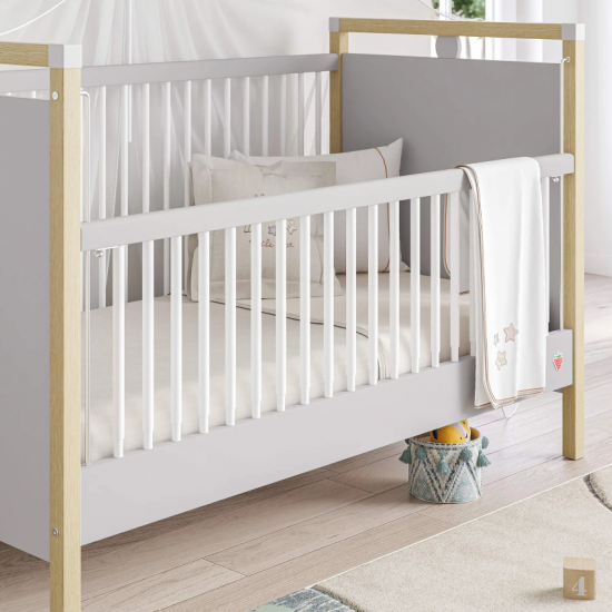 MINO ΒΡΕΦΙΚΗ ΚΟΥΝΙΑ ΜΕ ΤΗΛΕΣΚΟΠΙΚΑ ΚΑΓΚΕΛΑ 148x77x99cm