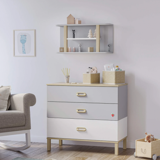 MINO ΠΑΙΔΙΚΗ ΣΥΡΤΑΡΙΕΡΑ ΜΕ 3 ΣΥΡΤΑΡΙΑ 88x44xH80cm