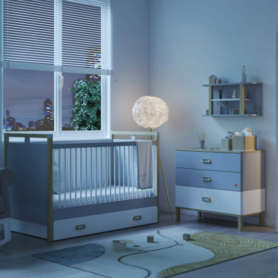 MINO ΒΡΕΦΙΚΗ ΚΟΥΝΙΑ ΜΕ ΤΗΛΕΣΚΟΠΙΚΑ ΚΑΓΚΕΛΑ 148x77x99cm