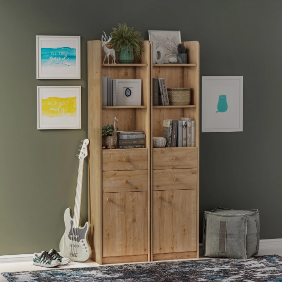 MOCHA ΠΑΙΔΙΚΗ ΒΙΒΛΙΟΘΗΚΗ ΣΤΗΛΗ 44x37xH186cm