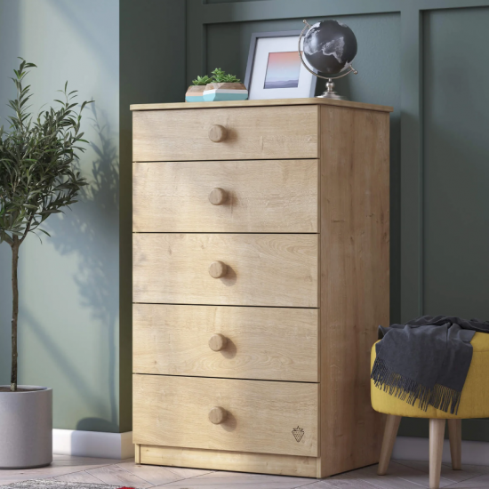 ΠΑΙΔΙΚΗ ΣΥΡΤΑΡΙΕΡΑ ΜΕ 5 ΣΥΡΤΑΡΙΑ MOCHA 60x46xH103cm