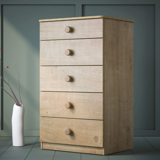 ΠΑΙΔΙΚΗ ΣΥΡΤΑΡΙΕΡΑ ΜΕ 5 ΣΥΡΤΑΡΙΑ MOCHA 60x46xH103cm