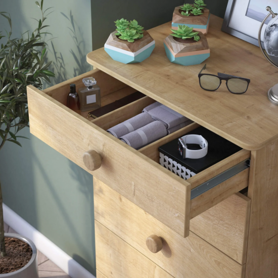 ΠΑΙΔΙΚΗ ΣΥΡΤΑΡΙΕΡΑ ΜΕ 5 ΣΥΡΤΑΡΙΑ MOCHA 60x46xH103cm