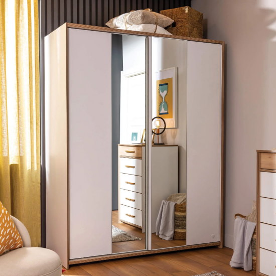 MODERA ΠΑΙΔΙΚΗ ΝΤΟΥΛΑΠΑ 2ΦΥΛΛΗ ΣΥΡΟΜΕΝΗ 163x65xH206cm