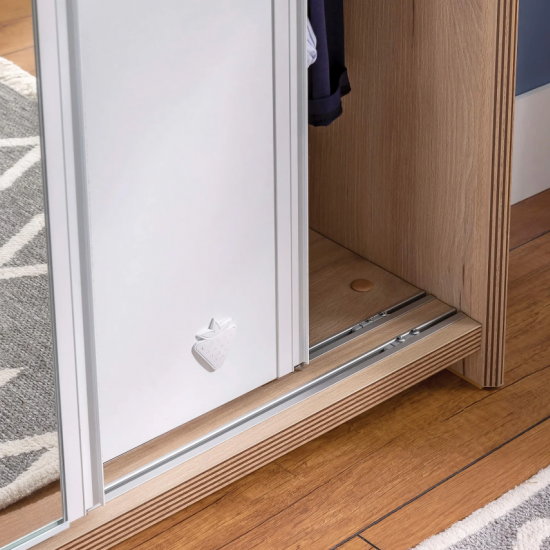 MODERA ΠΑΙΔΙΚΗ ΝΤΟΥΛΑΠΑ 2ΦΥΛΛΗ ΣΥΡΟΜΕΝΗ 163x65xH206cm