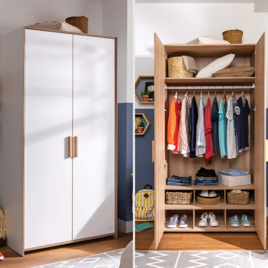 MODERA ΠΑΙΔΙΚΗ ΝΤΟΥΛΑΠΑ 2ΦΥΛΛΗ 104x61xH206cm